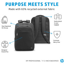 HP Professional 17.3 nešiojamojo kompiuterio kuprinė HP Professional 17.3 nešiojamojo kompiuterio kuprinė