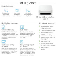 HP Scanjet Enterprise Flow 5000 s5 HP Scanjet Enterprise Flow 5000 s5