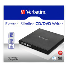 „Verbatim Slimline“ CD / DVD optinis diskų įrenginys