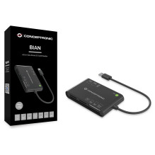 „Conceptronic BIAN01B“ išmaniųjų kortelių skaitytuvas „Conceptronic BIAN01B“ išmaniųjų kortelių skaitytuvas