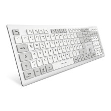 „Sharkoon OfficePal K30W“ baltoji klaviatūra „Sharkoon OfficePal K30W“ baltoji klaviatūra