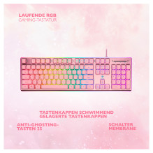 Deltaco Gaming GAM-021-RGB-P-DE keyboard