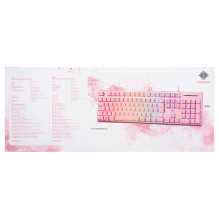 Deltaco žaidimų klaviatūra GAM-021-RGB-P-DE