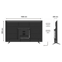 JAPANNEXT JN-IPS650UHD60F kompiuterio monitorius JAPANNEXT JN-IPS650UHD60F kompiuterio monitorius