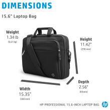 HP Professional 15,6 colio nešiojamojo kompiuterio krepšys