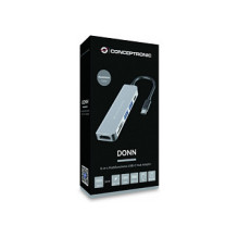 „Conceptronic DONN02G“ nešiojamojo kompiuterio dokas / prievadų replikatorius „Conceptronic DONN02G“ nešiojamojo kompiuterio dokas / prievadų replikatorius