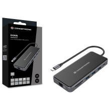 „Conceptronic DONN15G“ nešiojamojo kompiuterio dokas / prievadų replikatorius
