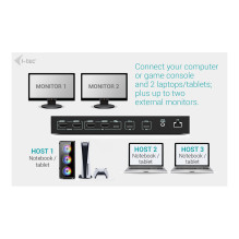 i-tec C31KVMDOCKPDPRO laptop dock / port replicator