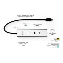 i-tec Metal C31HUBMETAL8KPDPRO interface hub i-tec Metal C31HUBMETAL8KPDPRO interface hub