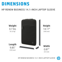 HP Renew Business 14.1 nešiojamojo kompiuterio dėklas HP Renew Business 14.1 nešiojamojo kompiuterio dėklas