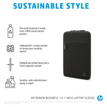 HP Renew Business 14.1 nešiojamojo kompiuterio dėklas HP Renew Business 14.1 nešiojamojo kompiuterio dėklas