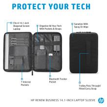 HP Renew Business 14.1 nešiojamojo kompiuterio dėklas HP Renew Business 14.1 nešiojamojo kompiuterio dėklas