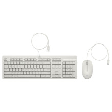 HP 225 laidinė pelė ir „Combo G2“ kašmyro baltos spalvos klaviatūra