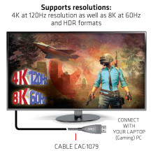 CLUB3D CAC-1079 DisplayPort kabelis