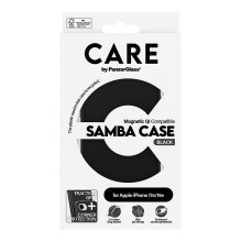 PanzerGlass CARE™ by ® Samba Case Black w. Qi Compatible iPhone 17e, 16e mobile phone case PanzerGlass CARE™ by ® Samba Case Black w. Qi Compatible iPhone 17e, 16e mobile phone case