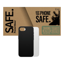 „PanzerGlass SAFE. by ®“ TPU dėklas, juodas, skirtas „iPhone 17e“, 16e mobiliojo telefono dėklas „PanzerGlass SAFE. by ®“ TPU dėklas, juodas, skirtas „iPhone 17e“, 16e mobiliojo telefono dėklas