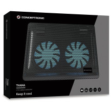 Conceptronic CNBCOOLPAD2F laptop cooling pad