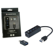 Conceptronic HUBBIES04B interface hub Conceptronic HUBBIES04B interface hub