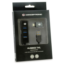 Conceptronic HUBBIES04B interface hub Conceptronic HUBBIES04B interface hub