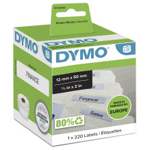 Dymo LabelWriter - Self-adhesive labels for hanging files - 12 x 50 mm - (S0722460)