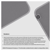 HP 100 dezinfekuojamas pelės kilimėlis HP 100 dezinfekuojamas pelės kilimėlis