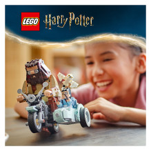 LEGO Harry Potter Hagrido ir Hario motociklo pasivažinėjimas
