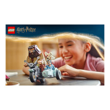 LEGO Harry Potter Hagrido ir Hario motociklo pasivažinėjimas