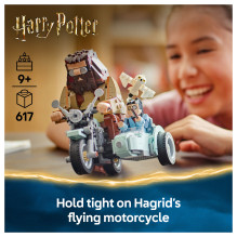 LEGO Harry Potter Hagrido ir Hario motociklo pasivažinėjimas