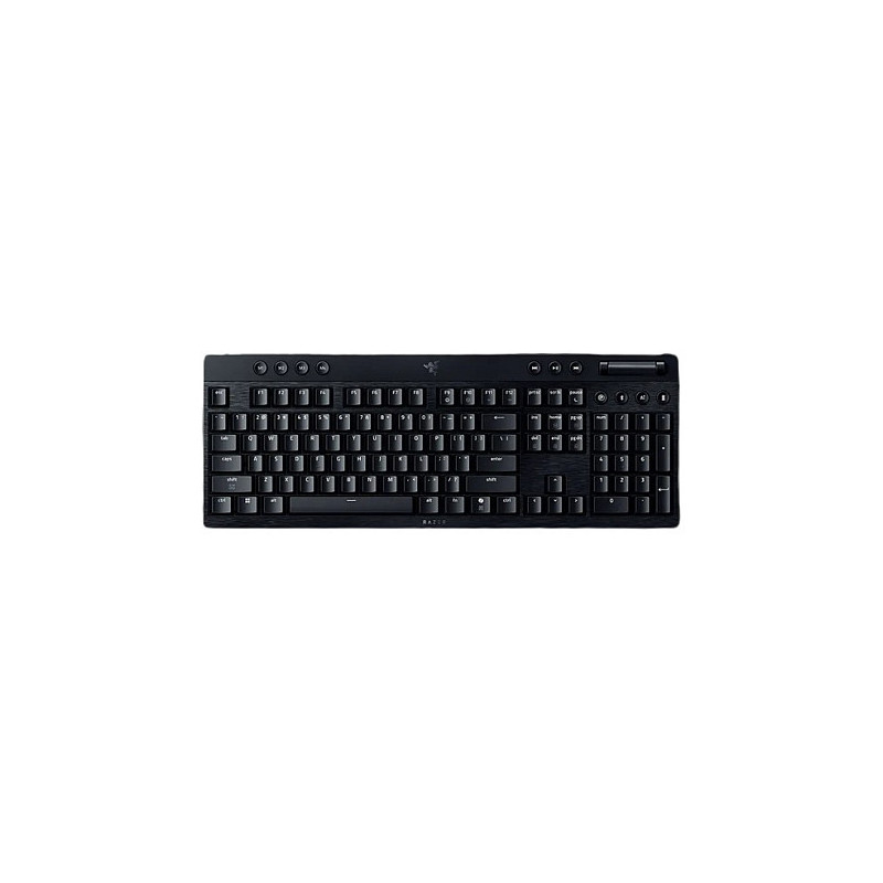 „Razer BlackWidow V4“ žemo profilio „HyperSpeed“ klaviatūra