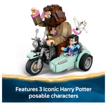 LEGO Harry Potter Hagrido ir Hario motociklo pasivažinėjimas