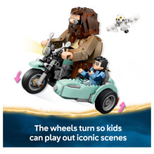 LEGO Harry Potter Hagrido ir Hario motociklo pasivažinėjimas