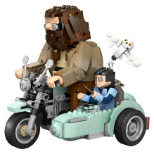 LEGO Harry Potter Hagrido ir Hario motociklo pasivažinėjimas