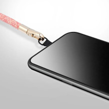 Phone strap Forcell F-Design L8X36 pink