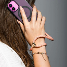 Phone strap Forcell F-Design L8X36 pink