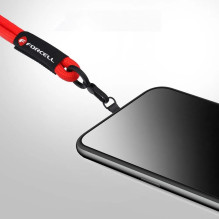 Phone strap Forcell F-Design R10X40 red