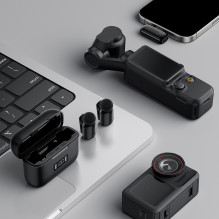 Mikrofono sistema - ULANZI A30 Tiny Mic USB-C bevielis, 2 siųstuvai, triukšmo slopinimas