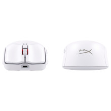 „HyperX Pulsefire Haste 2“ belaidė balta žaidimų pelė „HyperX Pulsefire Haste 2“ belaidė balta žaidimų pelė