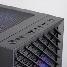 Korpusas - TACENS MARS MC-VORTEX mATX 3x120mm ventiliatoriai USB 2.0