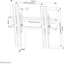 „Neomounts WL35-350BL12“ televizoriaus laikiklis / stovas „Neomounts WL35-350BL12“ televizoriaus laikiklis / stovas