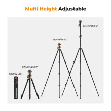 Video Tripod - KF Concept T254A7 231cm Height Monopod 240cm 4-Section