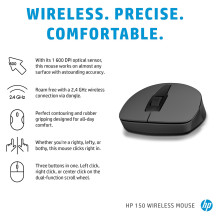 HP 150 belaidė pelė HP 150 belaidė pelė