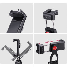 Phone Holder - ULANZI ST-10 Aluminum 360 Degree Rotation Holder for 55-87 mm Devices