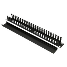 EXTRALINK 1U Cable organizer with metal cover
