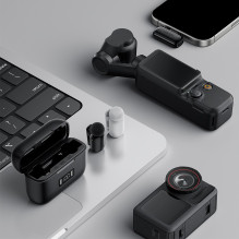 Mikrofono sistema - ULANZI A30 Tiny Mic USB-C, 2 siųstuvai, 50m nuotolis