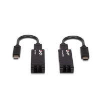 USB Prailginimo Laidas - LINDY Pluoštinis USB 3.2 Type C Prailgintuvas, 100m, 10Gbps, 5VDC, 2A, Juodas