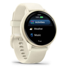 Išmanusis Laikrodis - Garmin vívoactive 6 1.2" AMOLED GPS Jutiklinis Ekranas 42mm Baltas
