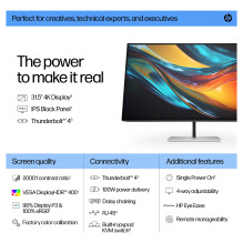 HP Series 7 Pro 31.5 inch 4K Thunderbolt 4 Monitor - 732pk computer monitor