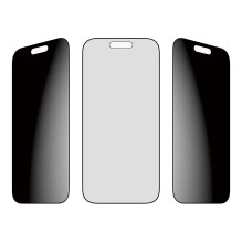 „PanzerGlass ®“ dvipusis privatumo ekrano apsauginis dėklas „iPhone 17“, „iPhone 16 Pro“, itin platus tvirtinimas su „Fa