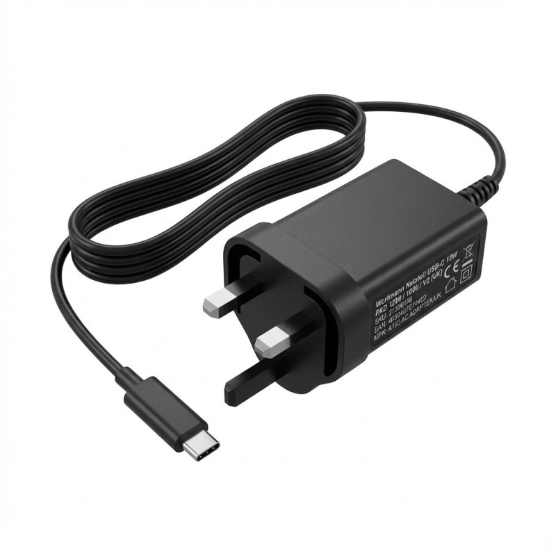 Wortmann USB-C 15W power supply for PAD 1200 / 1006 / V2 (UK)