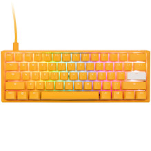 Ducky One 3 Yellow Mini Gaming Tastatur RGB LED - MX-Clear US keyboard USB US English